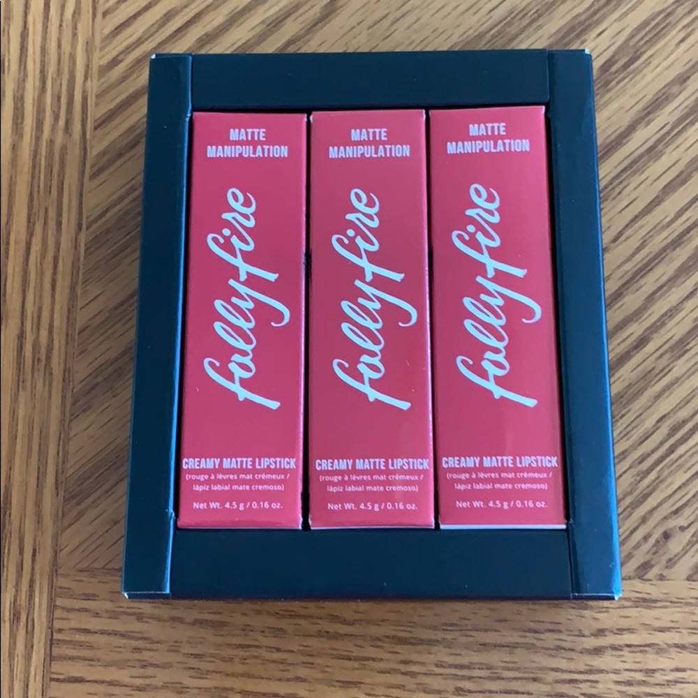 Folly Fire Lipstick Trio